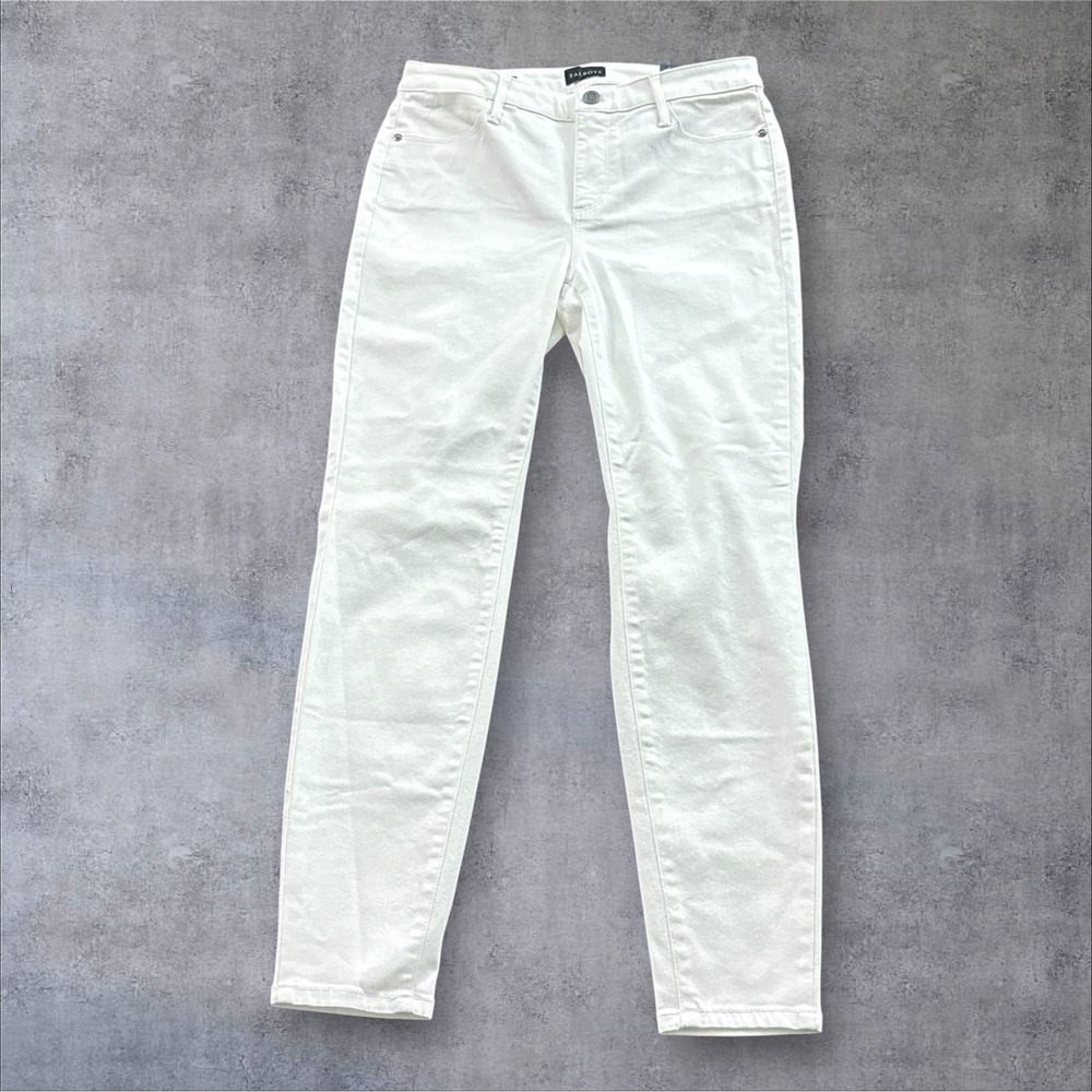 Talbots Jegging Women 4P White Slimming Comfort Stretch Denim Pants
